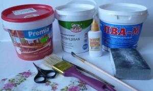 Decoupage glue vs PVA: what to choose?