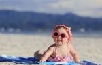 Overview of sunscreens for babies up to a year old (very many letters)