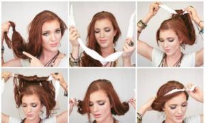 How to quickly curl your hair at home: methods and tips for styling curls