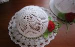 Summer panama hats for girls - many patterns and patterns Crocheted hats for children