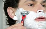 How to once try the T-shaped machine what is better to use for shaving