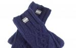 Mănuși de tricotat pentru bărbați: un curs de bază de tricotat cu o descriere