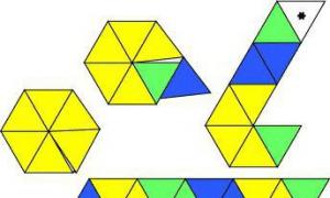 New: Flexagons How to make a paper flexagon for children diagram